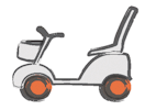 Mobility Works / Mobility Scooters for Hire Logo